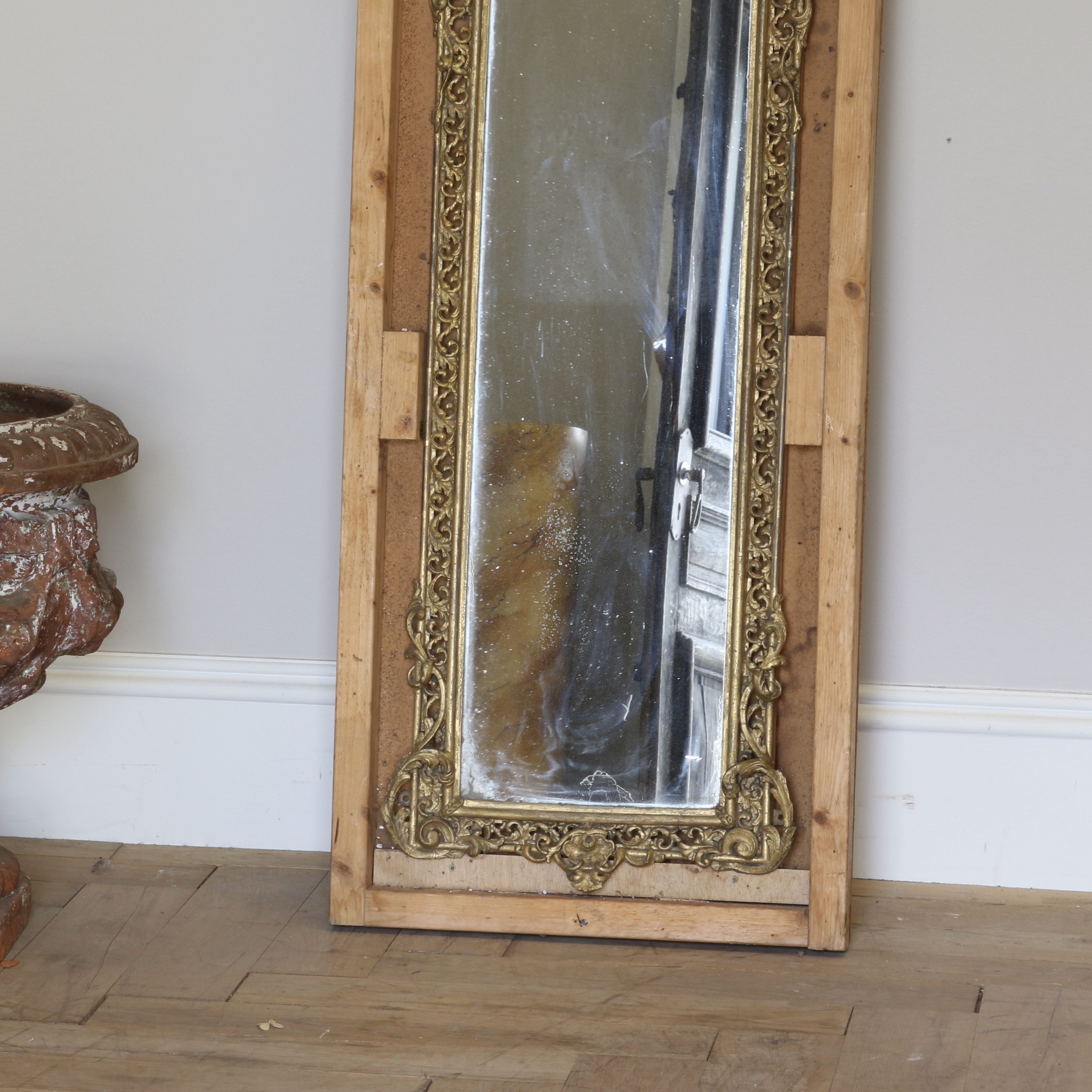 Tall Narrow Louis XV Mirror